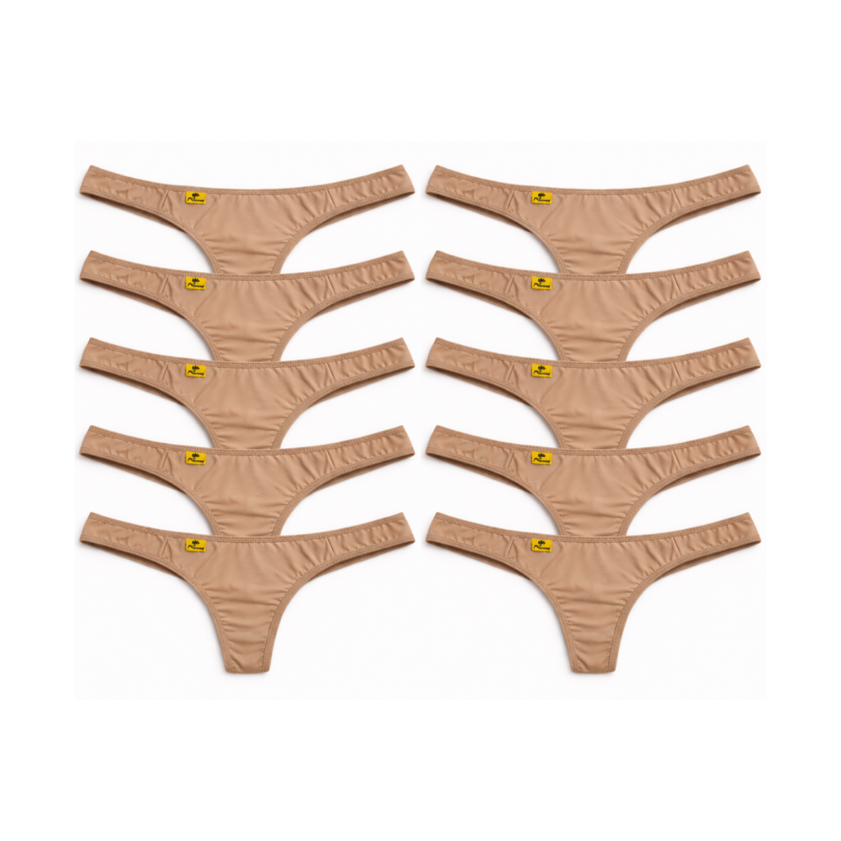 Compre 5 Leve 10 Calcinhas Bege - Inti®️